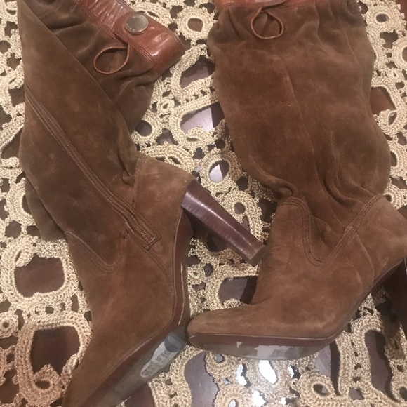 MICHAEL KORS SUEDE BOOT tan original and NEW - Picture 3 of 5